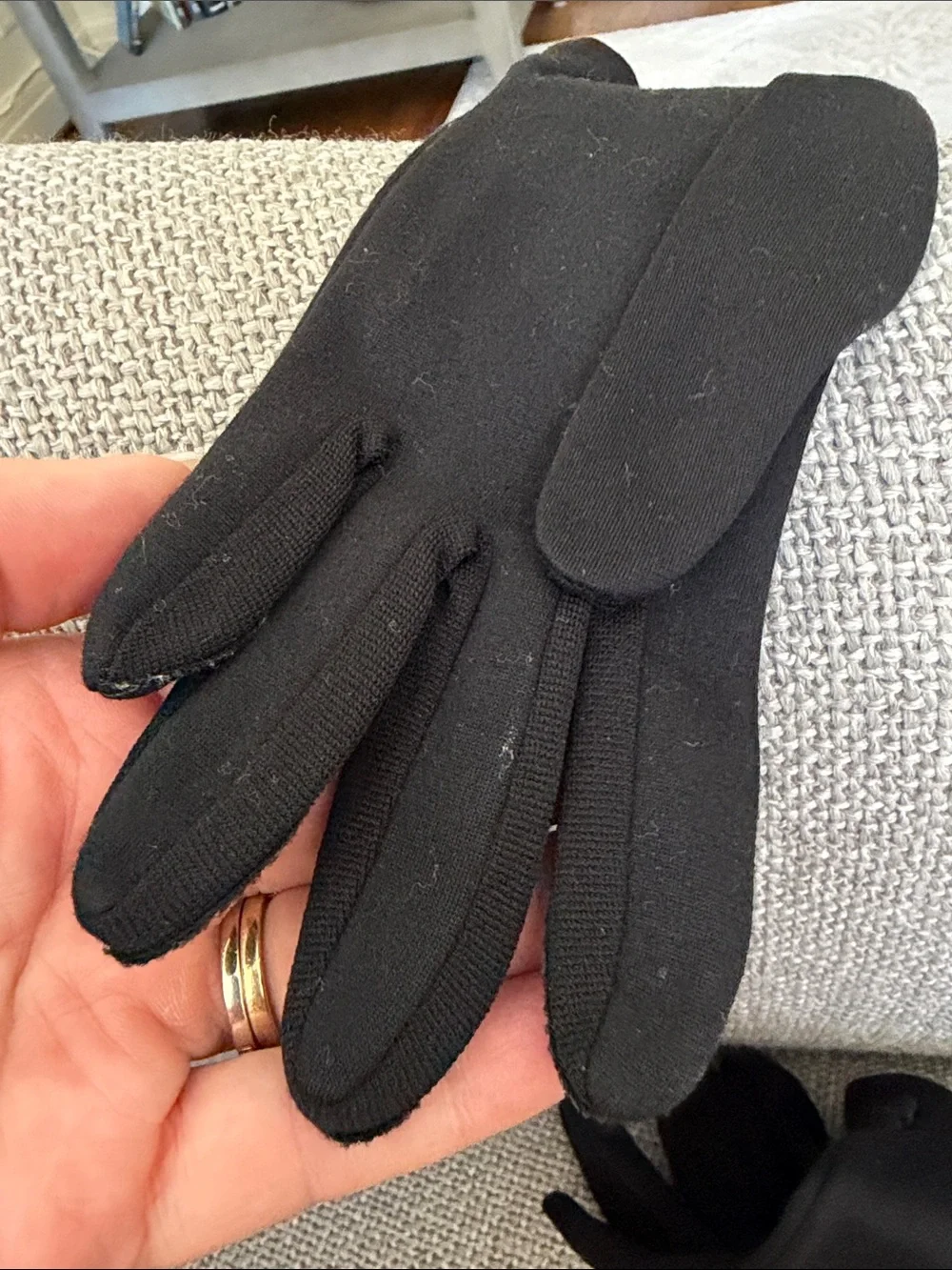 Classic Black Long Gloves